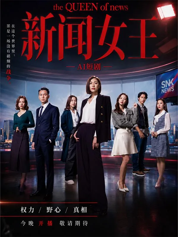 The News Queen: Late-Night Workplace AI Short Drama